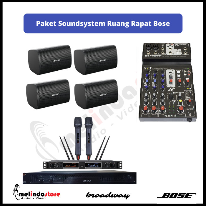 Paket Speaker Ruang Rapat Bose Wall B